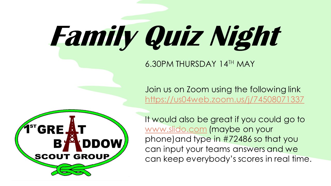 Family Quiz Night